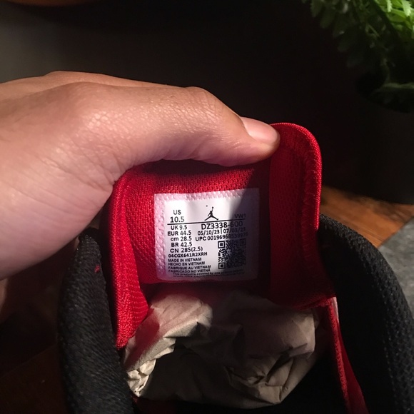 Jordan One Take 4s RED/WHITE/BLACK 
Adult M 10.5 US / W 12 TTS - Picture 7 of 7